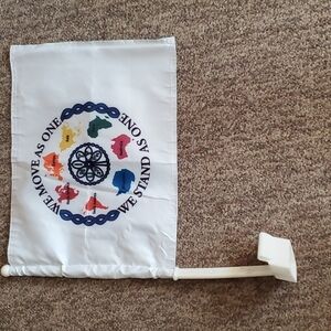 World unity car flag